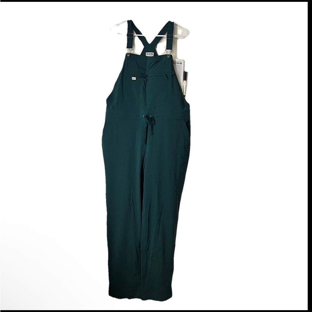 Women’s Duluth Trading Co Armachillo Nylon Cooling Gardening Overalls Jumpsuit L - Picture 4 of 8